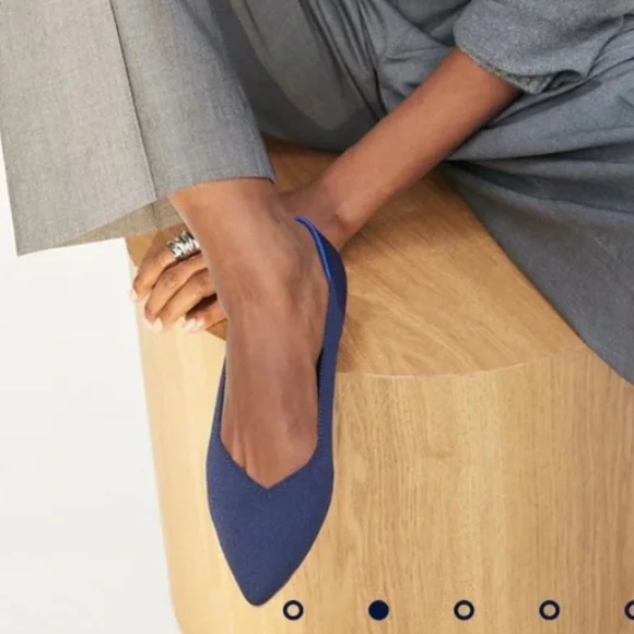 Rothy's The Point Dark Royal Blue Size 7 - Picture 4 of 10